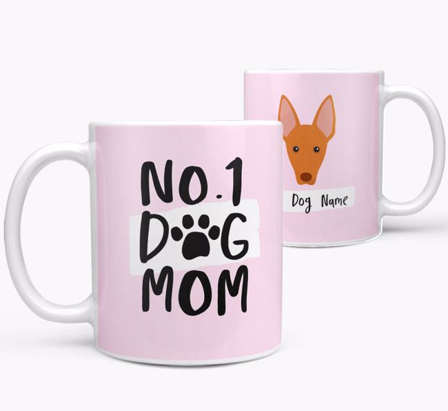 'No.1 Dog Mom' - Personalized {breedFullName} Mug